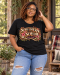 Southern Soul • Wild Heart — Gildan Softstyle 64000 — Black — front lifestyle