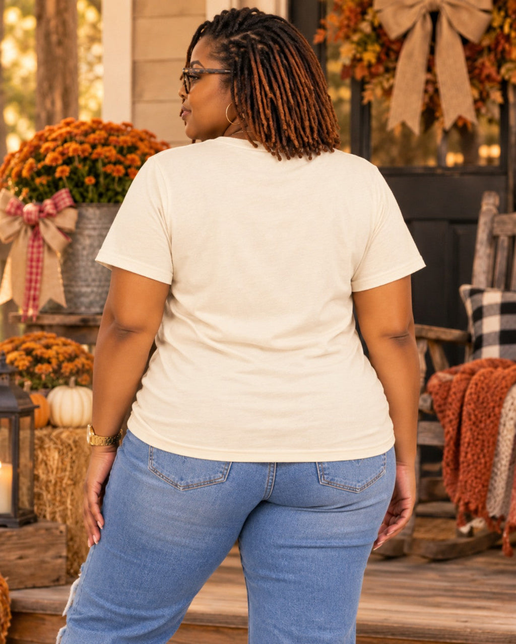 Country Girl • Southern Soul — Gildan Softstyle 64000 Natural — Blank back