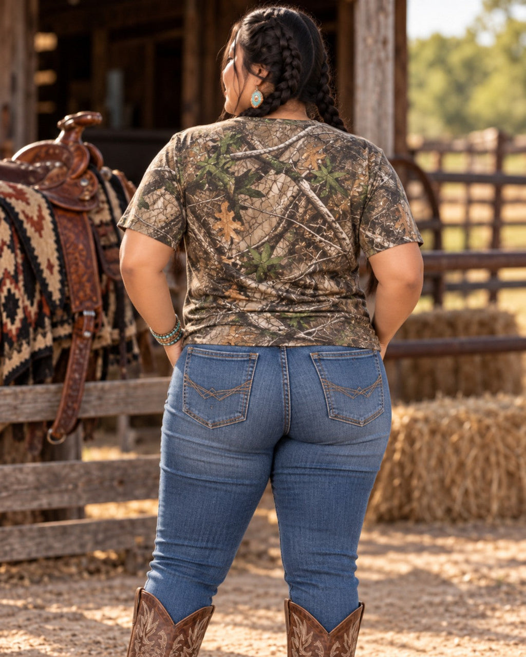 Country Girl • Southern Soul — Independent Trading Co PRM180PT Realtree APX Camo — Blank back