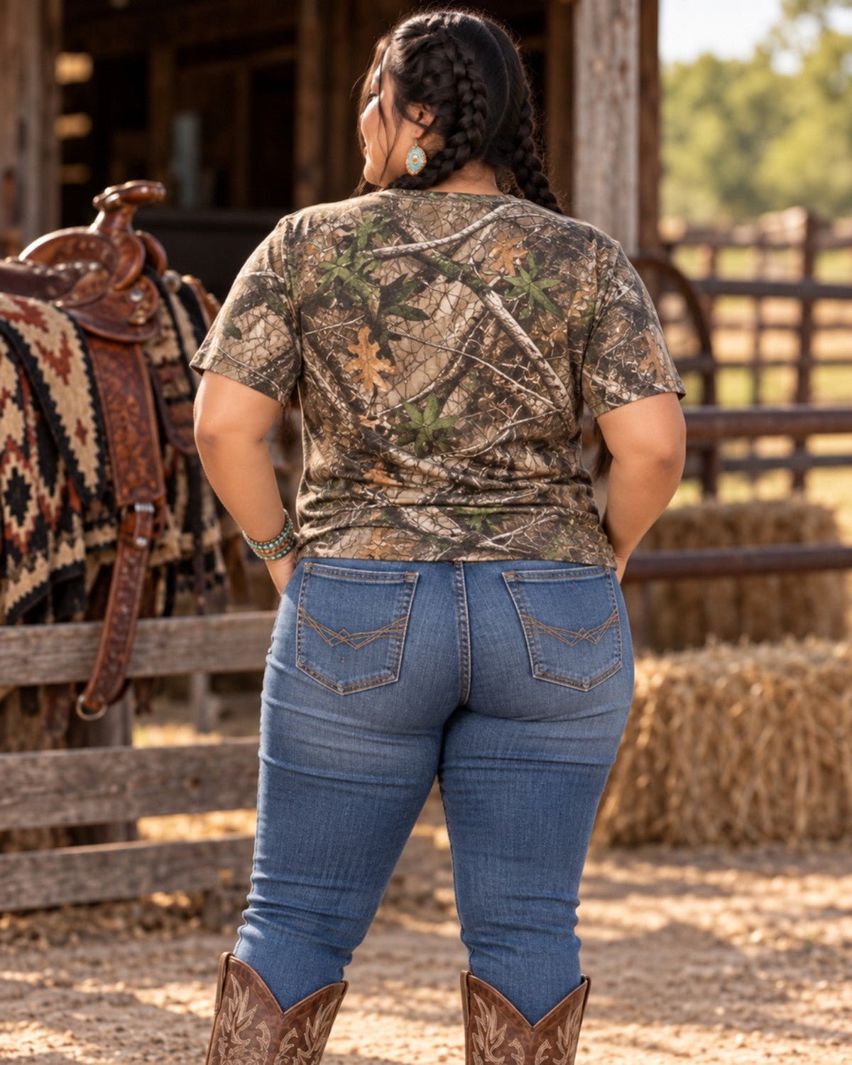 Country Girl • Southern Soul — Independent Trading Co PRM180PT Realtree APX Camo — Blank back