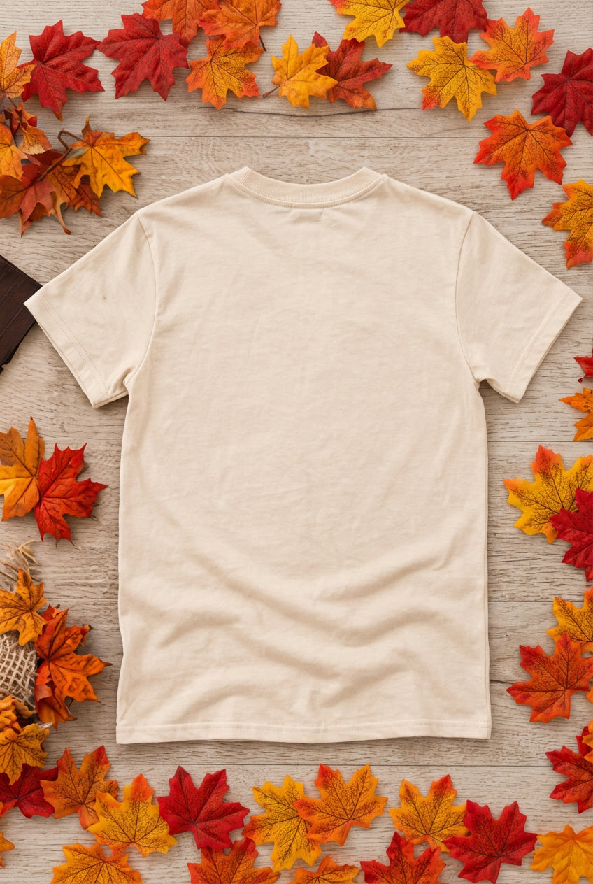 Just Here for the Sides — Gildan Softstyle 64000 — Natural — Plain Back