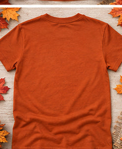 Just Here for the Sides — Gildan Softstyle 64000 — Texas Orange — Plain Back
