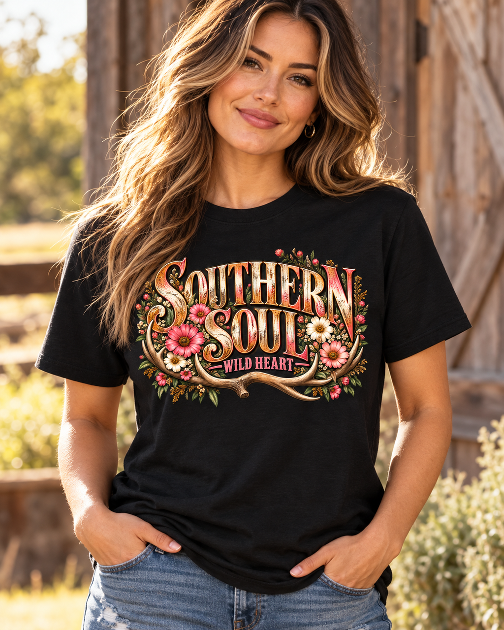 Southern Soul • Wild Heart Graphic Tee 🤎🌾✨️