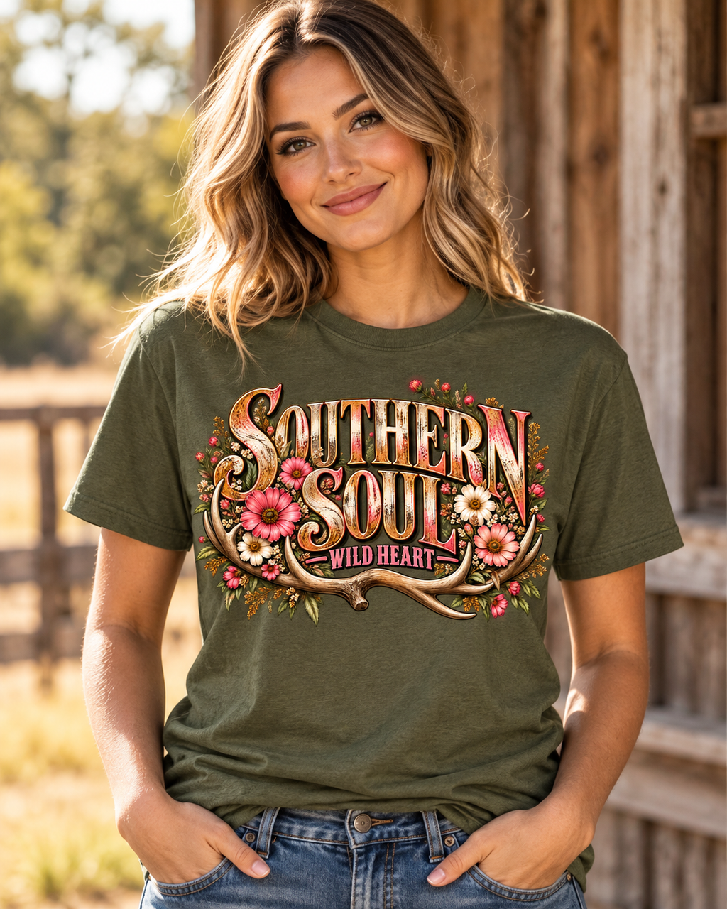 Southern Soul • Wild Heart Graphic Tee 🤎🌾✨️