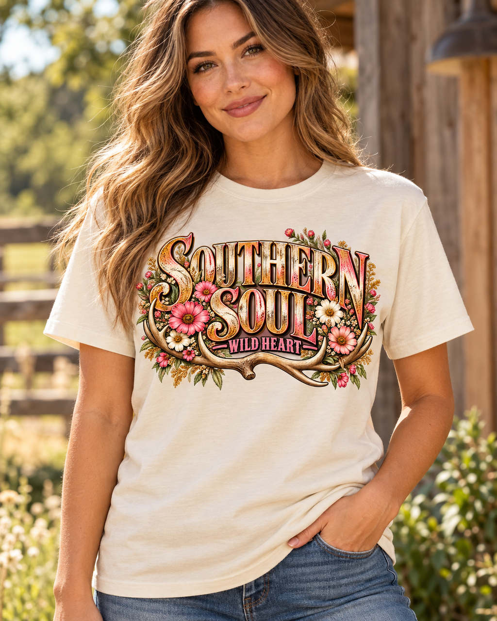 Southern Soul • Wild Heart Graphic Tee 🤎🌾✨️