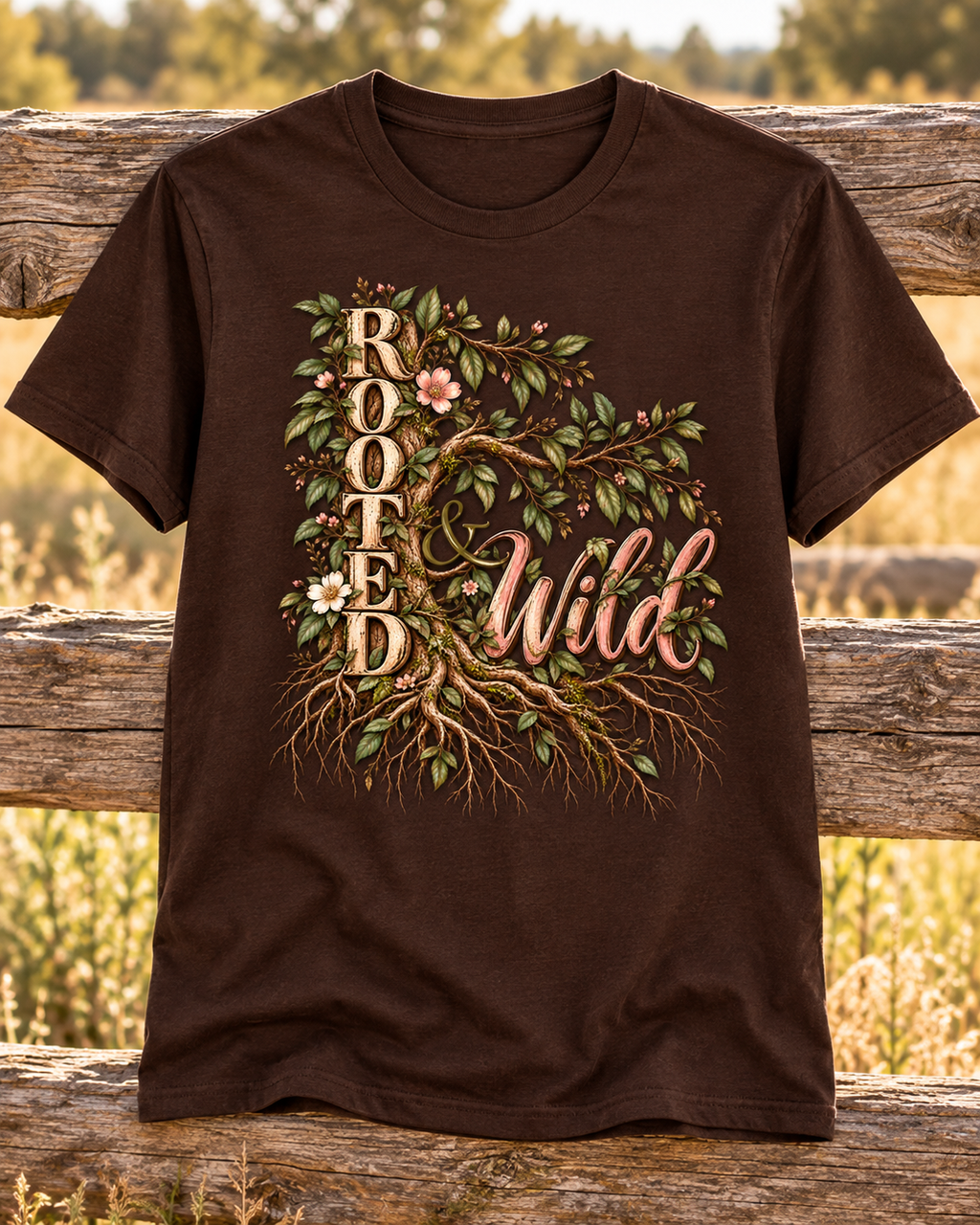 Rooted & Wild Graphic Tee 🌿🤎