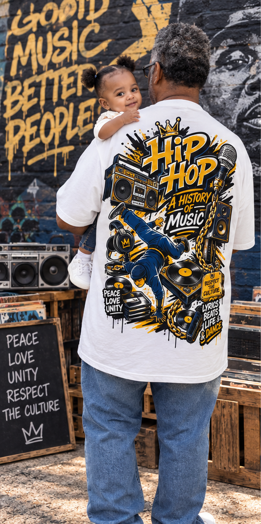 Hip Hop: A History of Music Graphic Tee