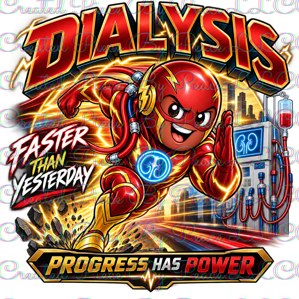 Faster Than Yesterday Dialysis Graphic Tee