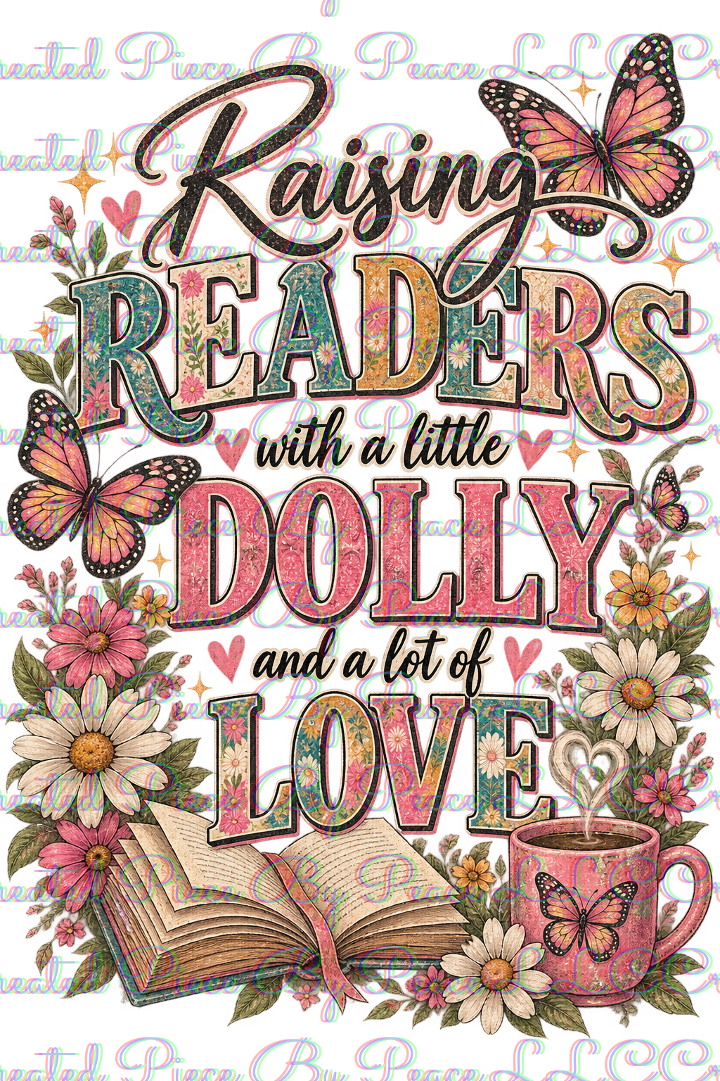 Rainbows, Reading & Dolly Graphic Tee