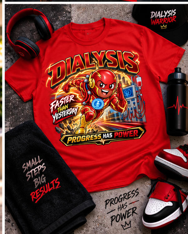 Faster Than Yesterday Dialysis Graphic Tee