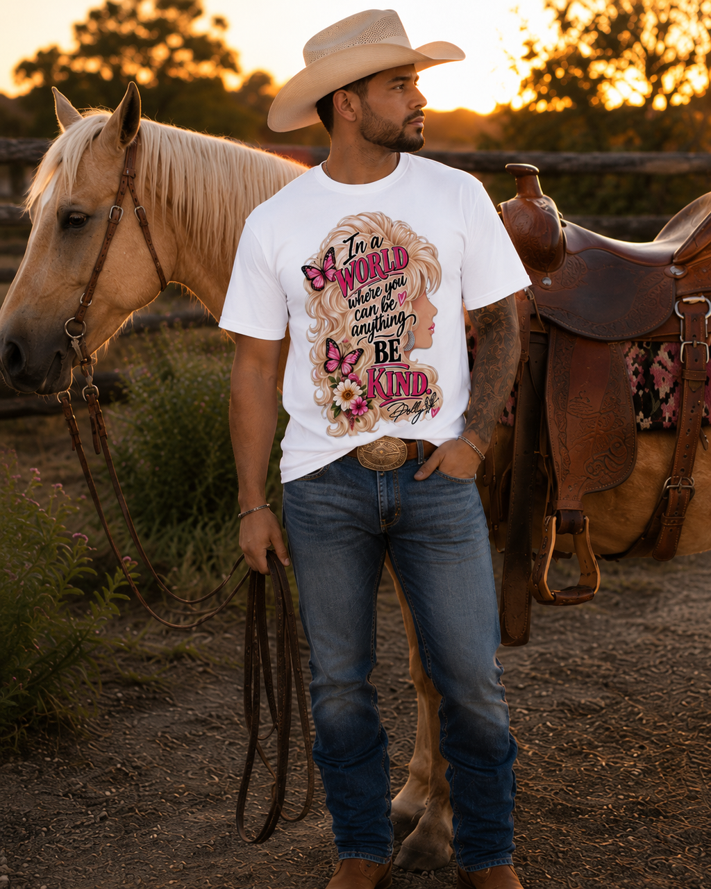Be Kind Western Graphic Tee