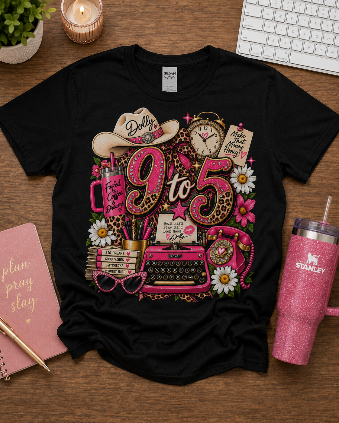 Dolly 9 to 5 Graphic Tee