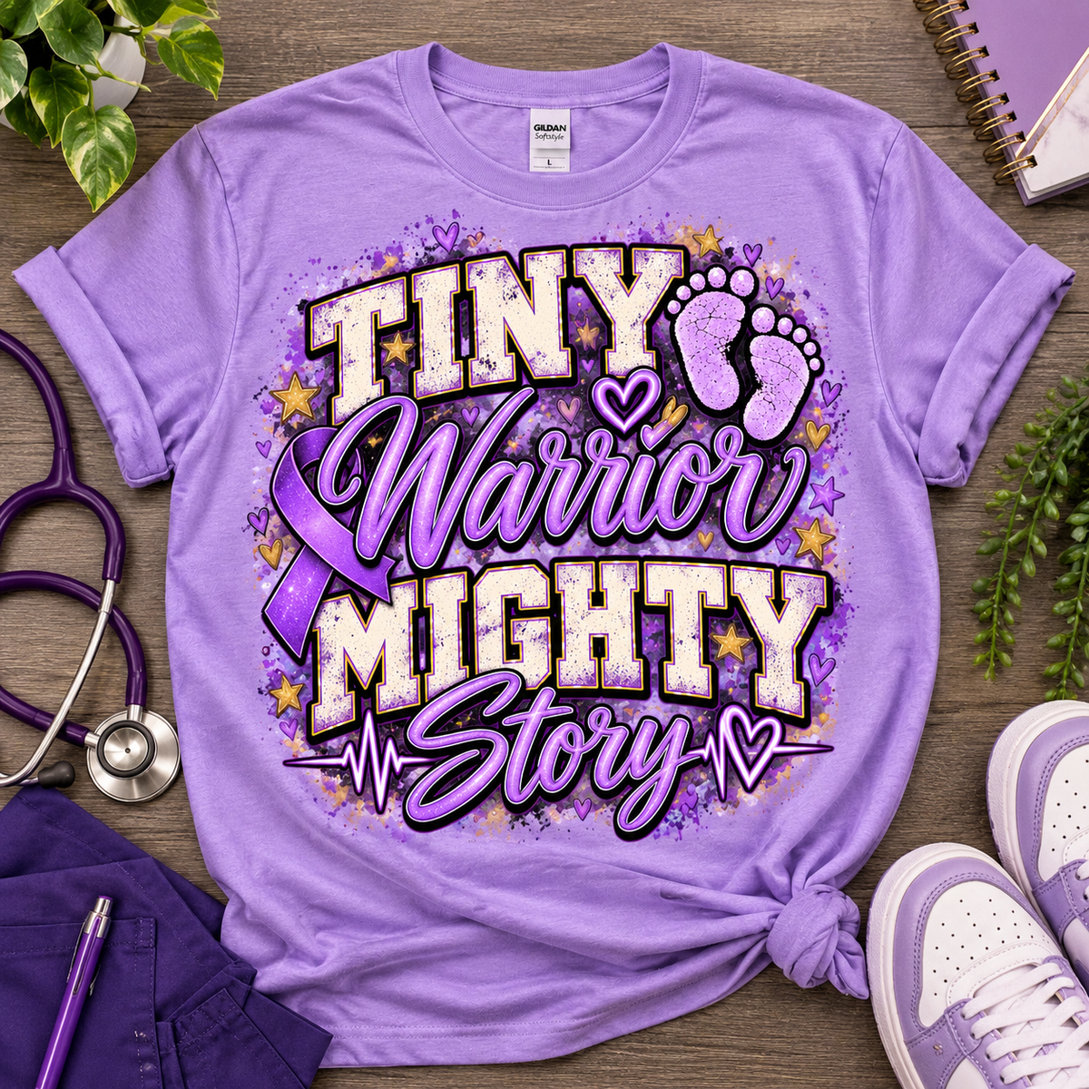 Tiny Warrior, Mighty Story NICU Awareness Tee