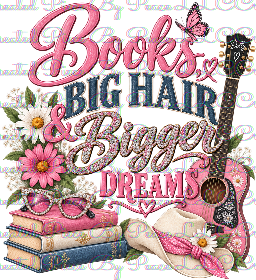 Books & Bigger Dreams Dolly Graphic Tee