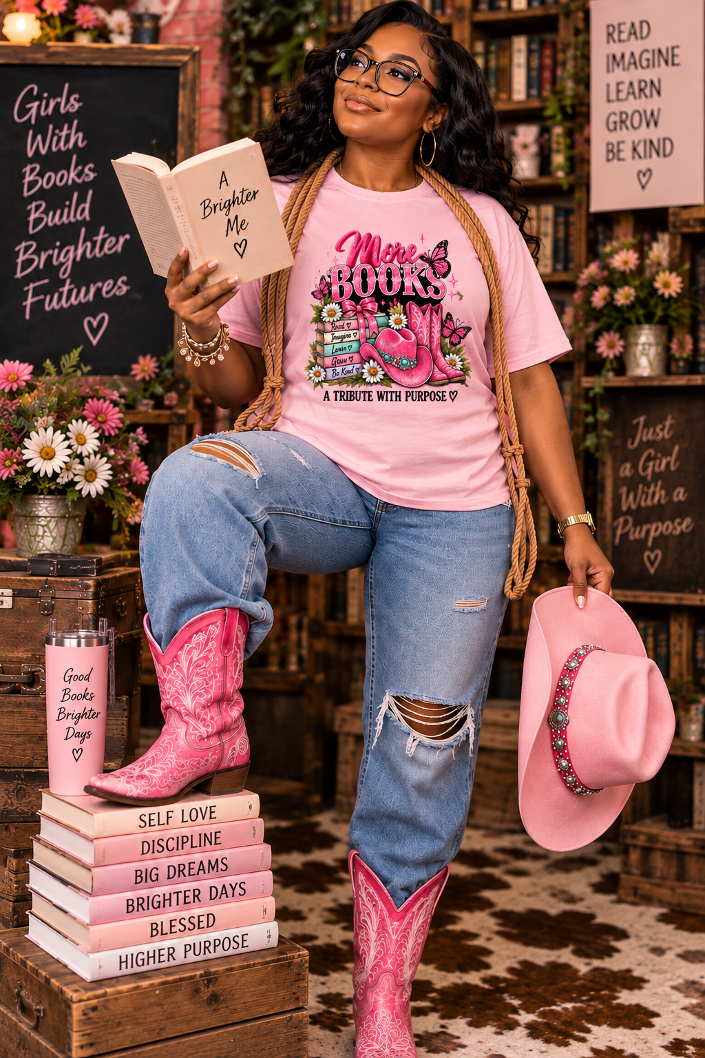 More Books, More Dreams Graphic Tee