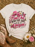 Dolly — Find Out Who You Are Country Floral Tee