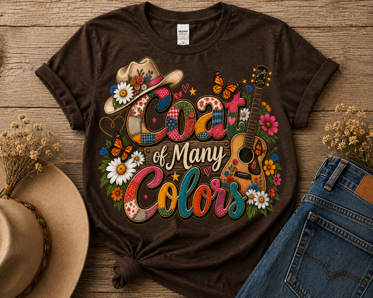 Coat of Many Colors Western Graphic Tee