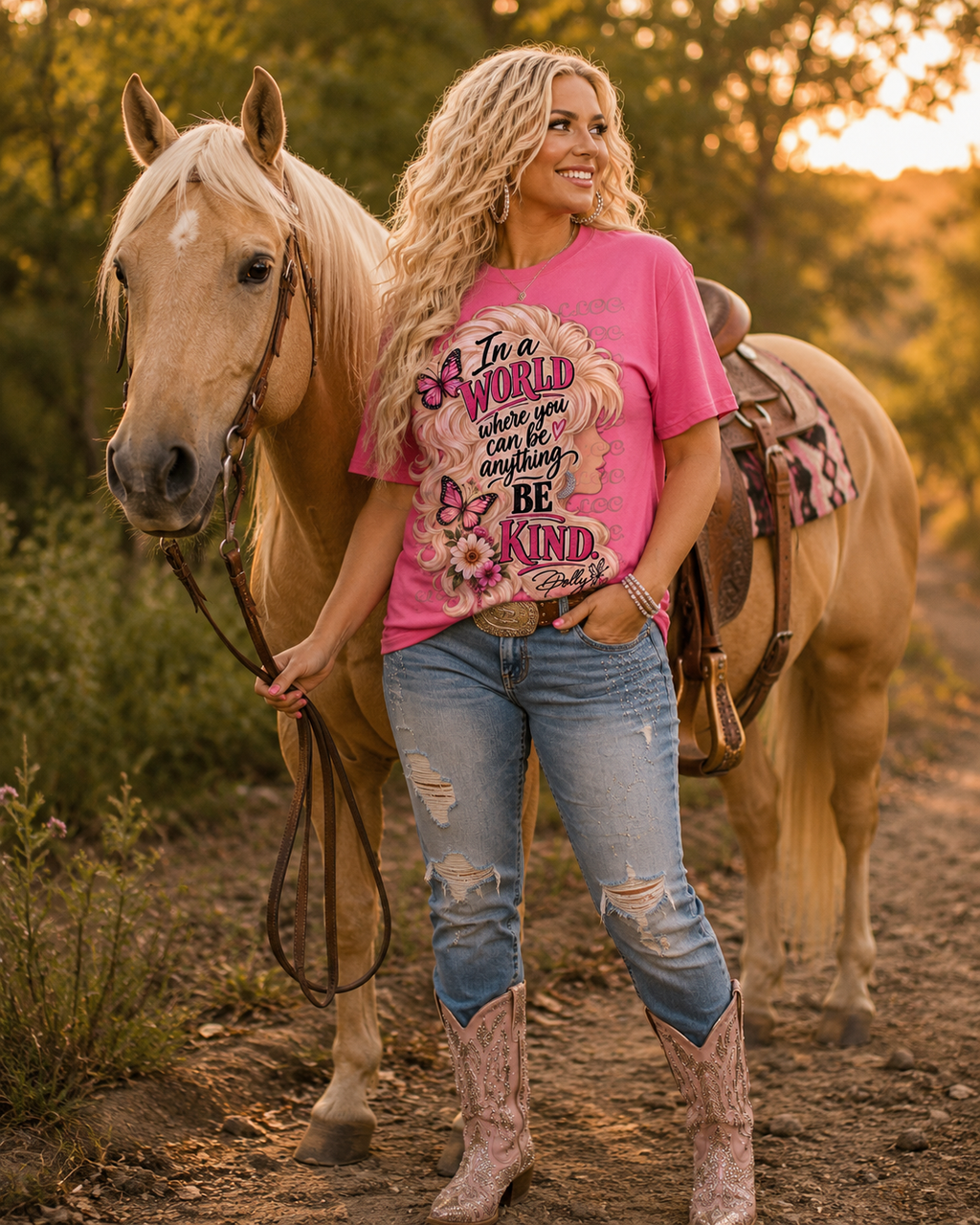 Be Kind Western Graphic Tee