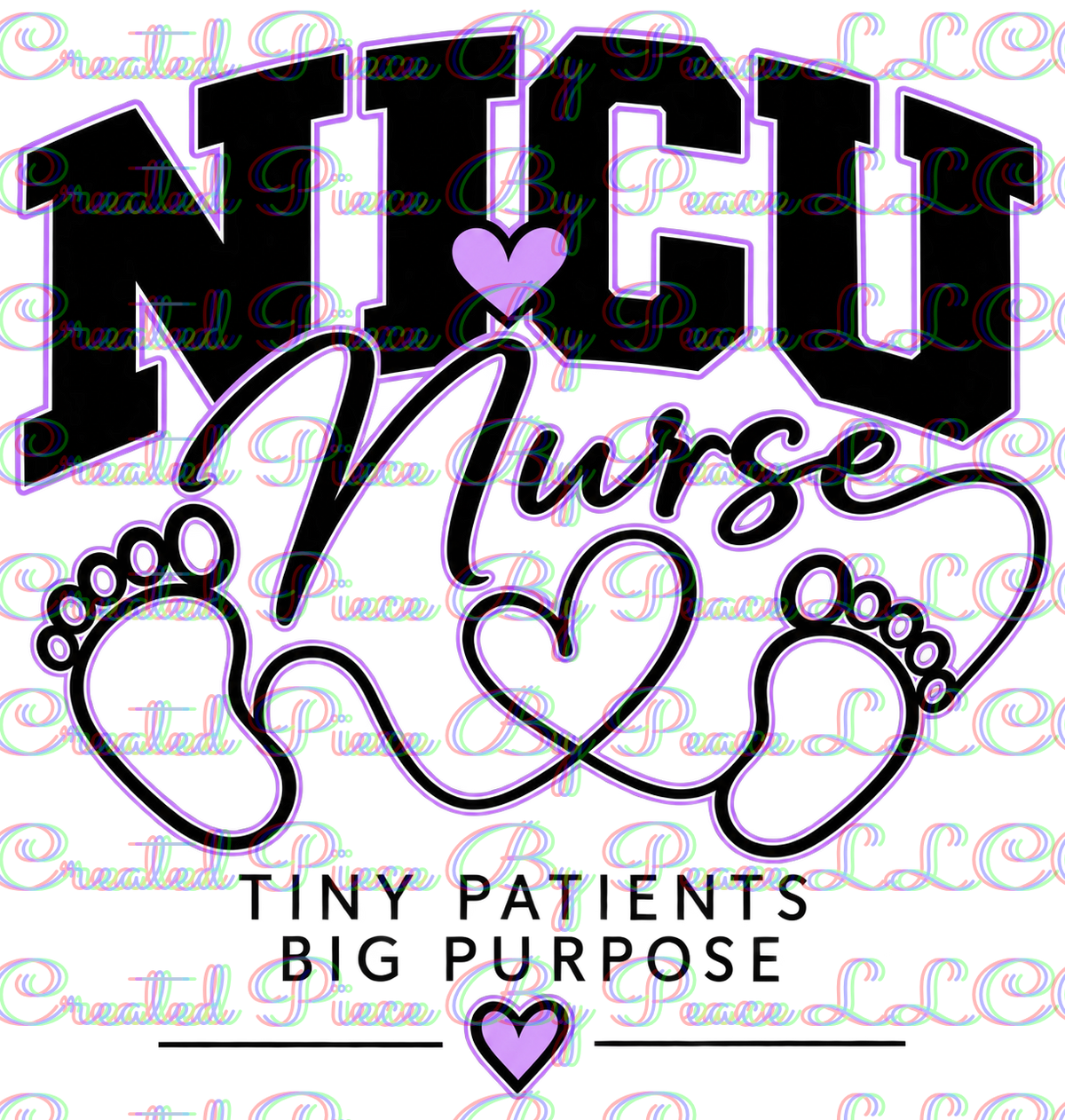 NICU Nurse – Tiny Patients, Big Purpose Graphic Tee