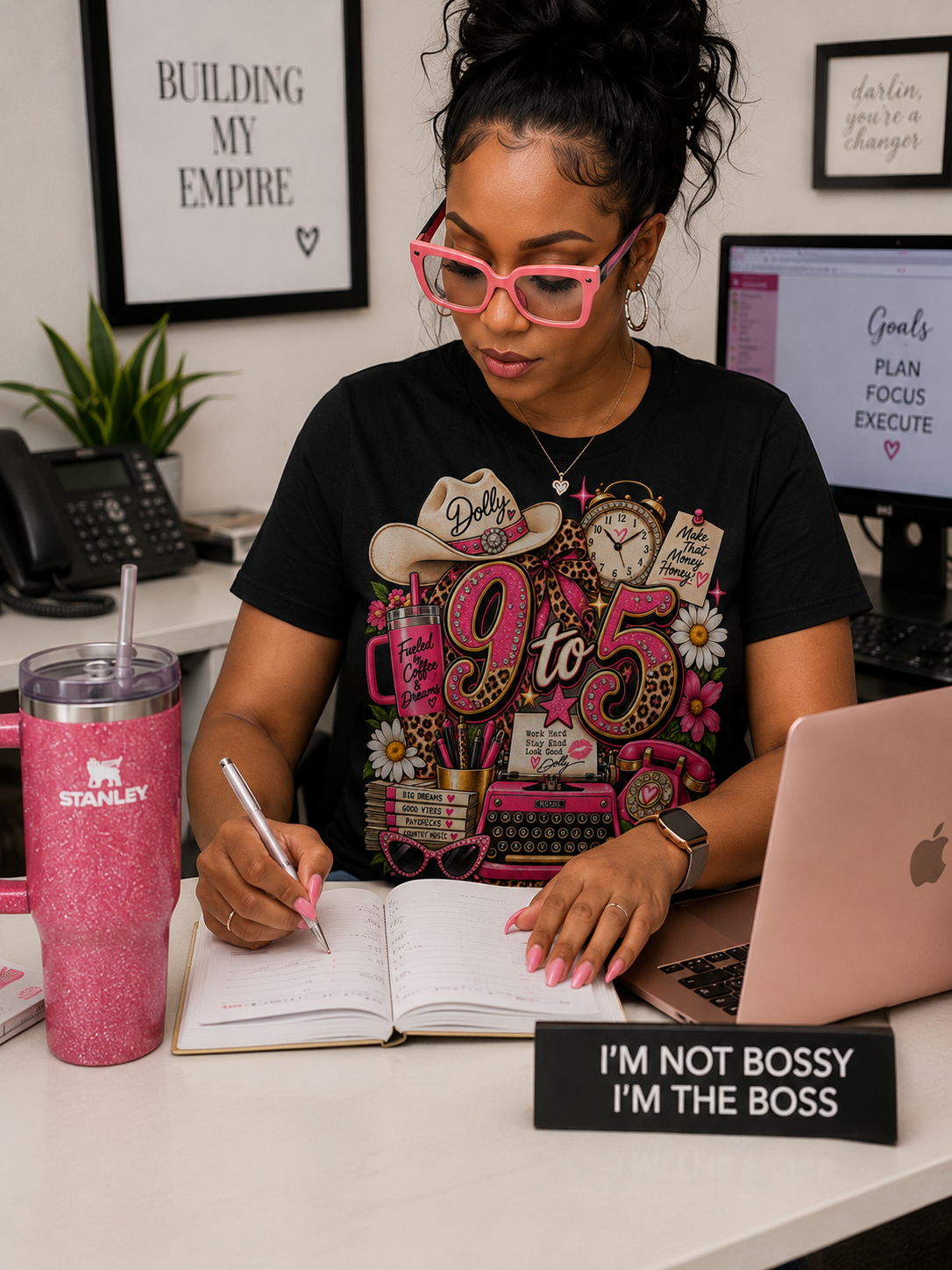 Dolly 9 to 5 Graphic Tee