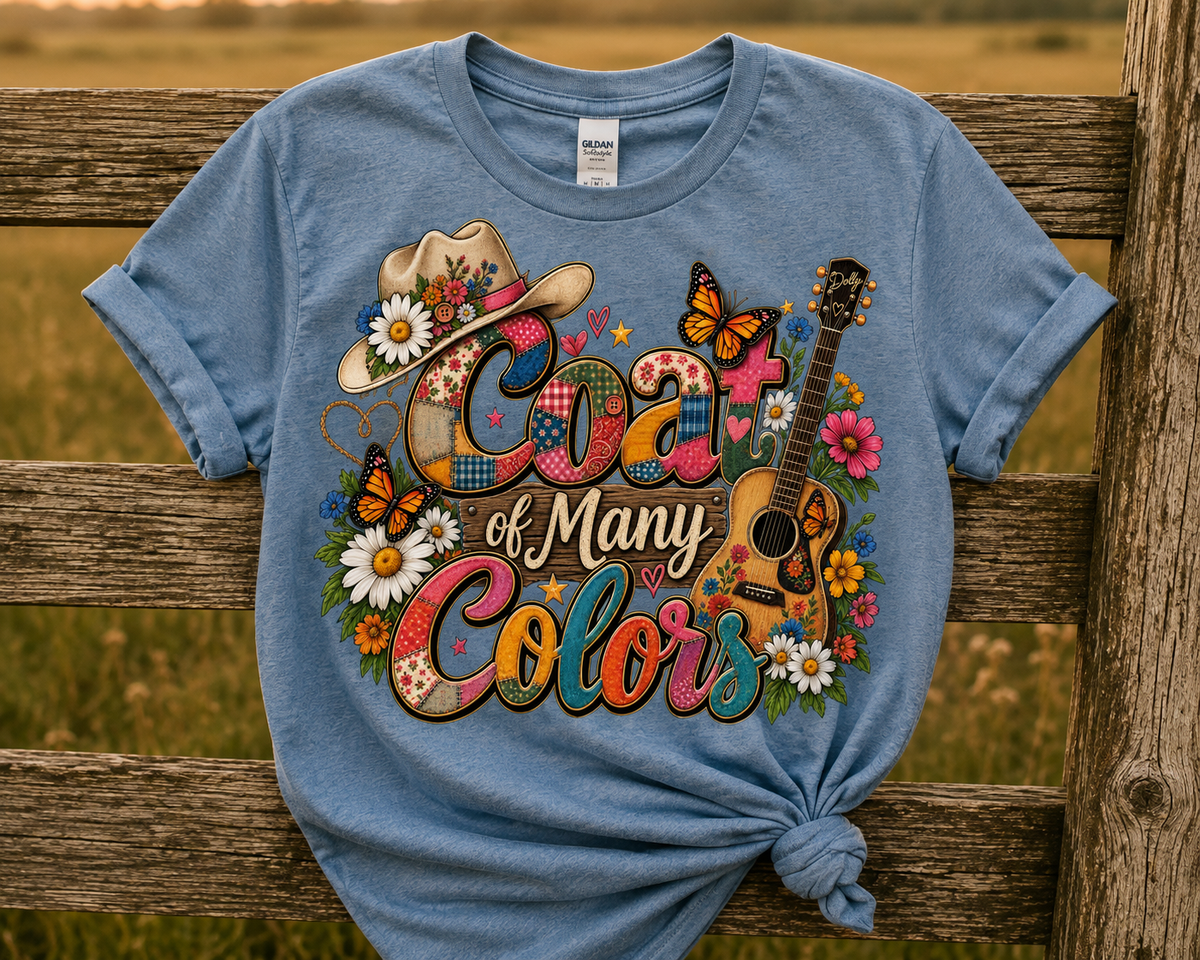 Coat of Many Colors Western Graphic Tee