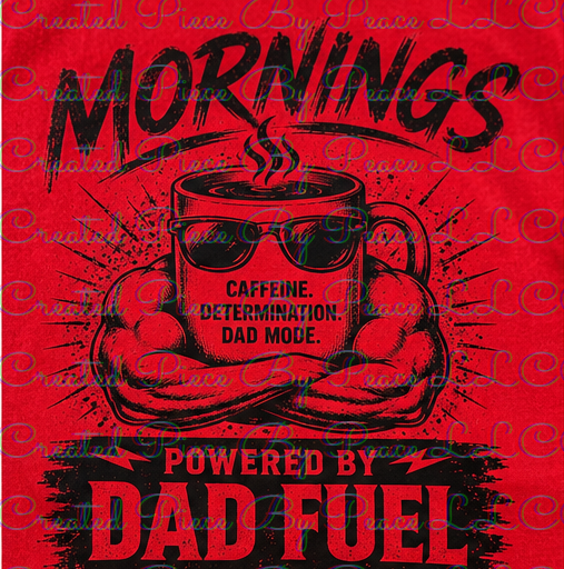 Dad Fuel Coffee Graphic Tee
