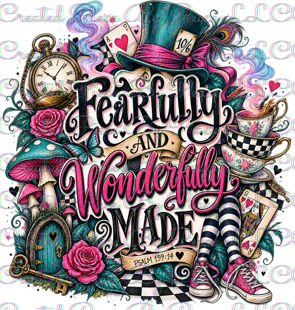 Fearfully & Wonderfully Made Graphic Tee