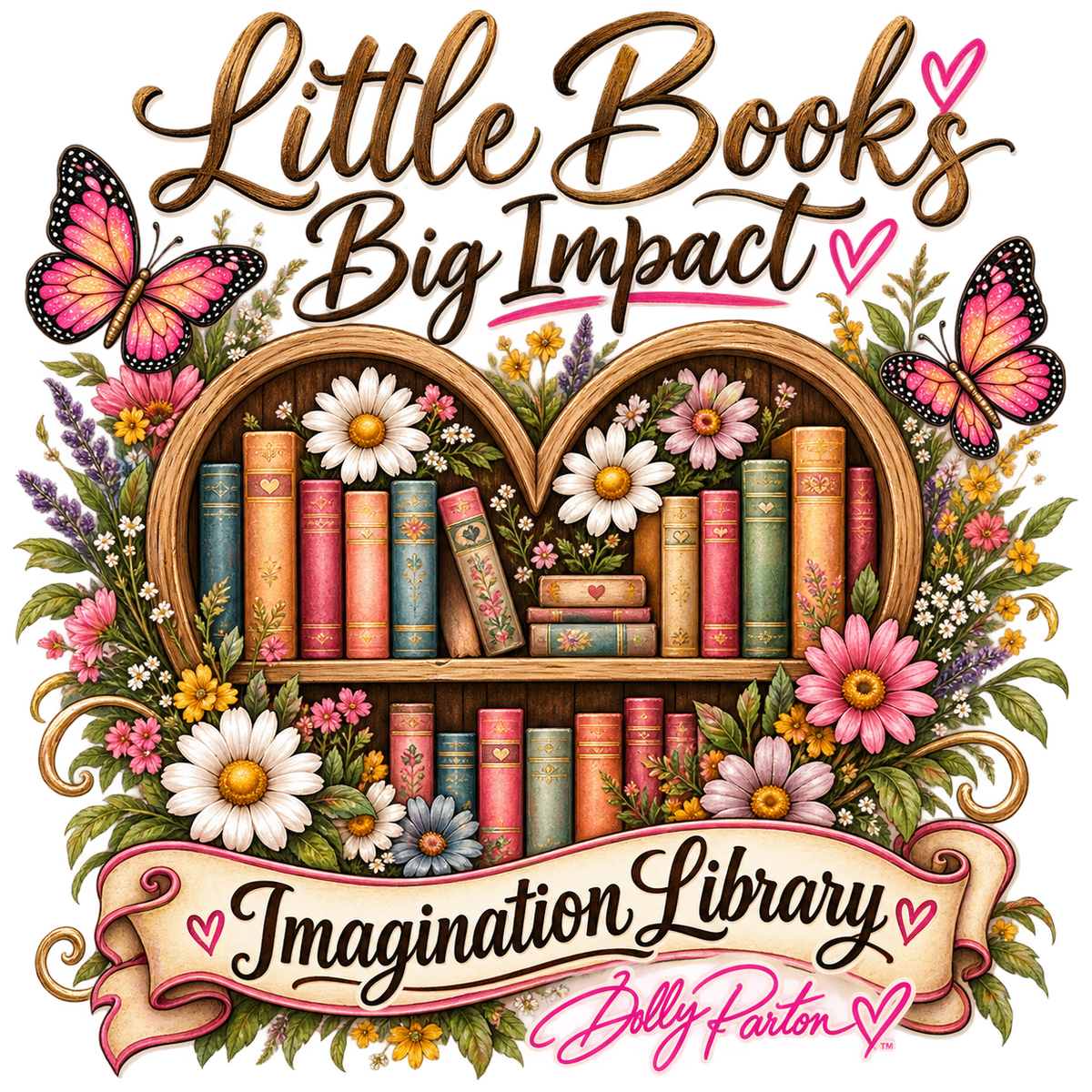 Little Books, Big Impact Graphic Tee