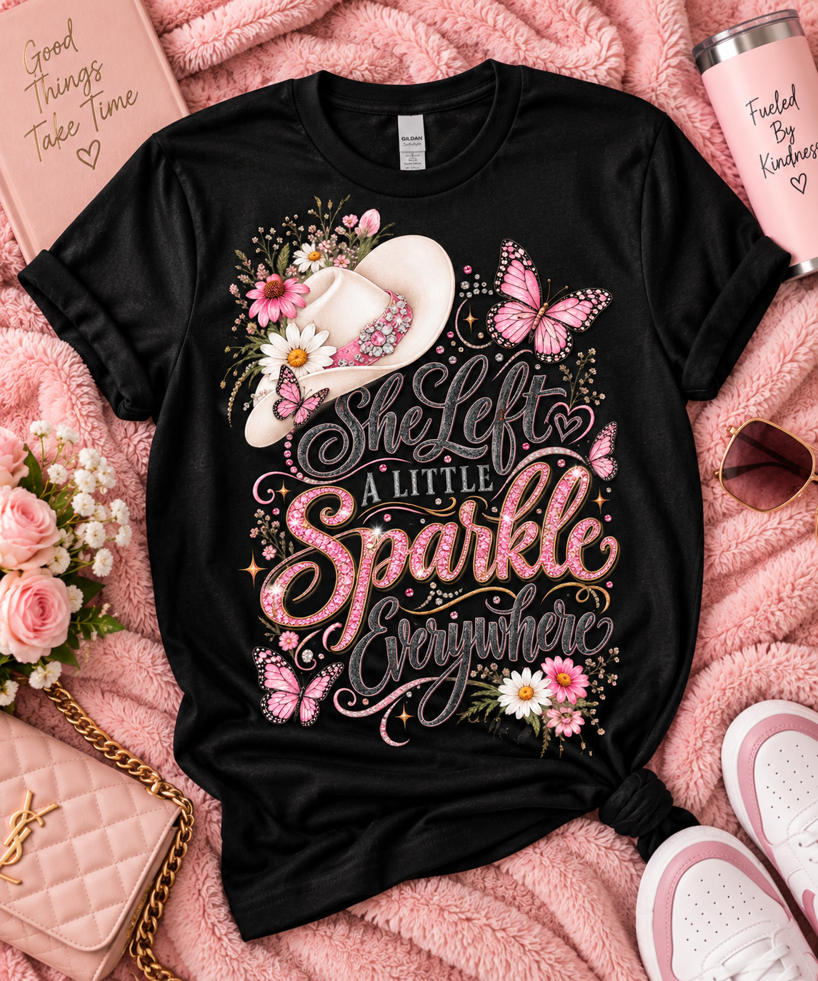 She Left a Little Sparkle Everywhere Graphic Tee
